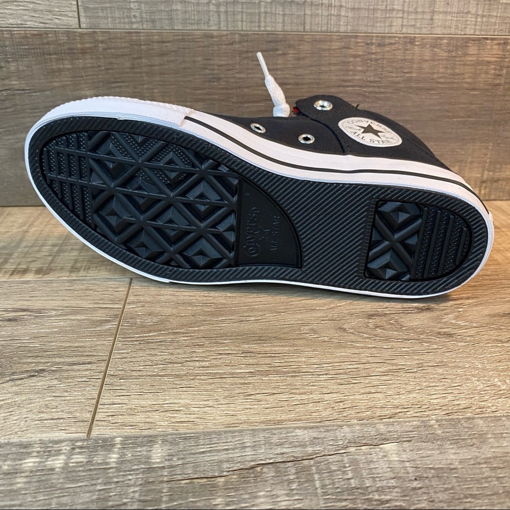 Converse Juniors CTAS Axel Mid Black Enamel Red - Picture 5 of 6